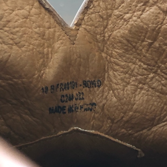 Frye Billy Leather Western Booties in Brown Cognac Size 10 - Picture 11 of 13